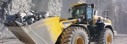 Reimold-Schotterwerk setzt auf Komatsu-Radlader WA475-10