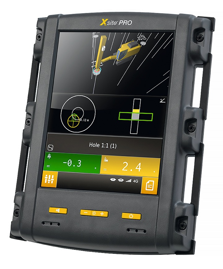 Assistenzsystem Xsite Drill von Moba Mobile Automation