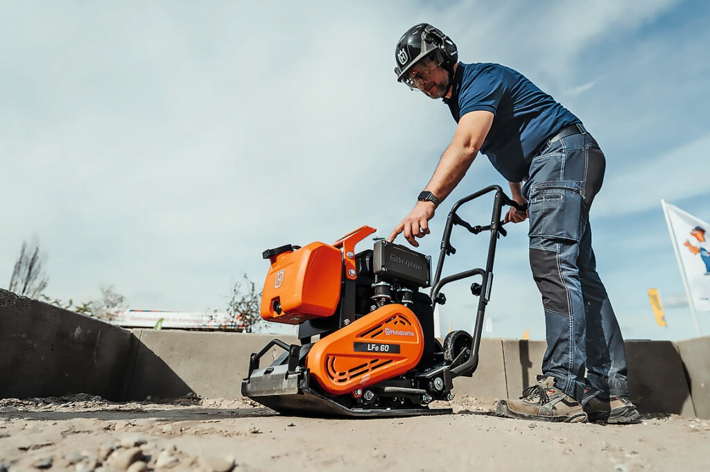 Husqvarna Construction Plattenverdichter mit Elektroantrieb LFe 60 LAT