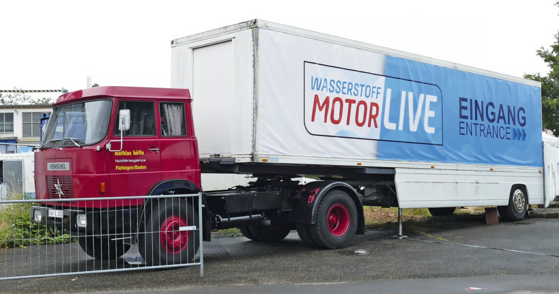 Wasserstoff-Motor live im Karlsruher KIT