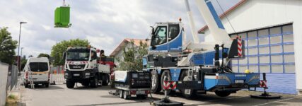 Liduro Power Port von Liebherr versorgt E-Baumaschinen