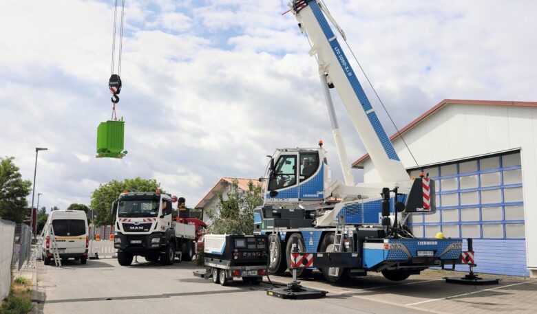 Liduro Power Port von Liebherr versorgt E-Baumaschinen