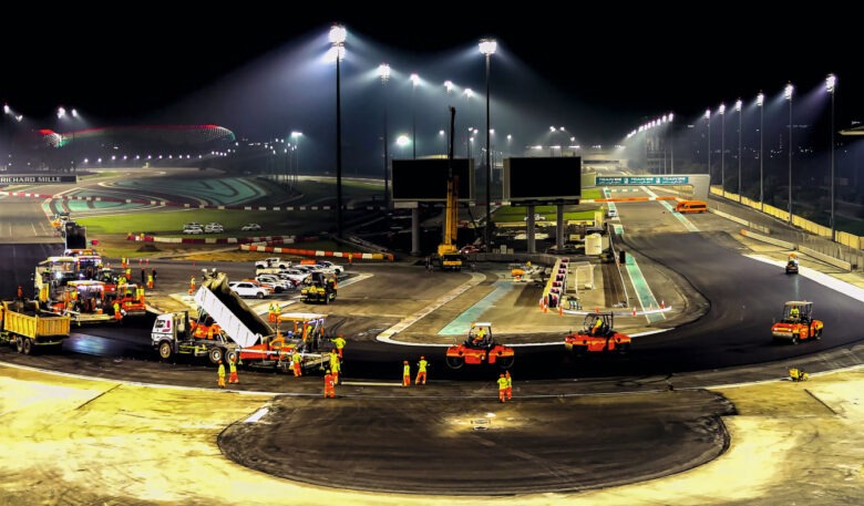 Yas Marina Circuit mit Topcon-Technologie perfekt saniert