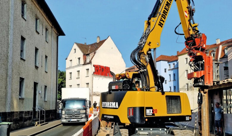 Hydrema-Citybagger als vielseitiger und effizienter Geräteträger