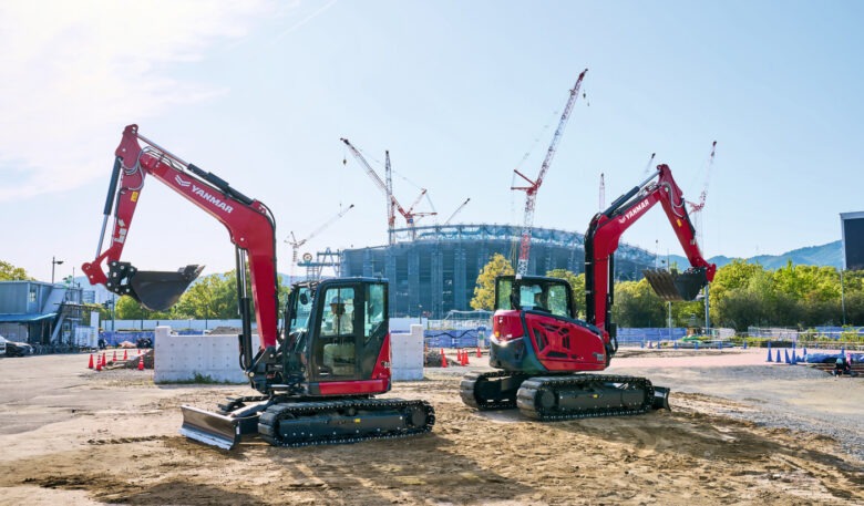 Zwei neue Yanmar-Bagger für Bauprojekte mit wenig Platz