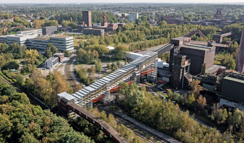 Industrielles Kulturdenkmal clever eingerüstet und saniert