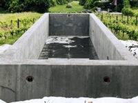 Dunkler Pool mit perfektem Fugenbild