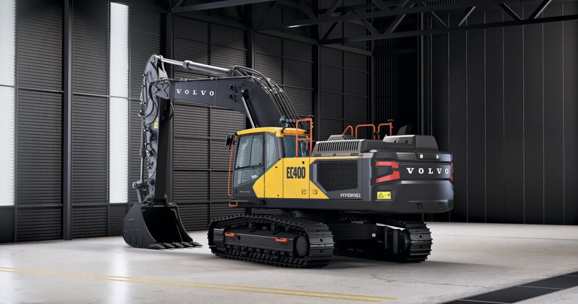 Neue 40- und 50-Tonner von Volvo CE jetzt auch mit Hybridtechnik Volvo EC400
