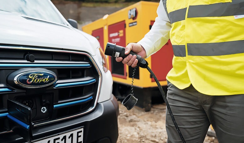 Mobile Straßenbaustellen elektrifizieren