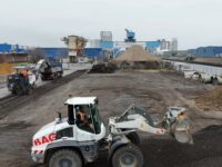 Baustoff-Recycling im Neusser Hafen