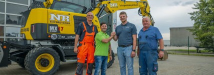 MX17G von Hydrema rechtfertigt Vertrauen der NR-Firmengruppe