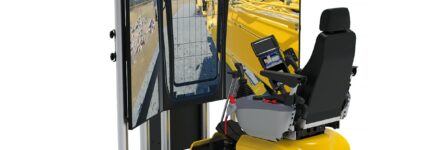 Abbruchbagger mit Ausleger-Wechselsystem