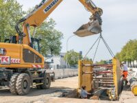 Verbausysteme von E+S und Krings sichern Leitungsgraben