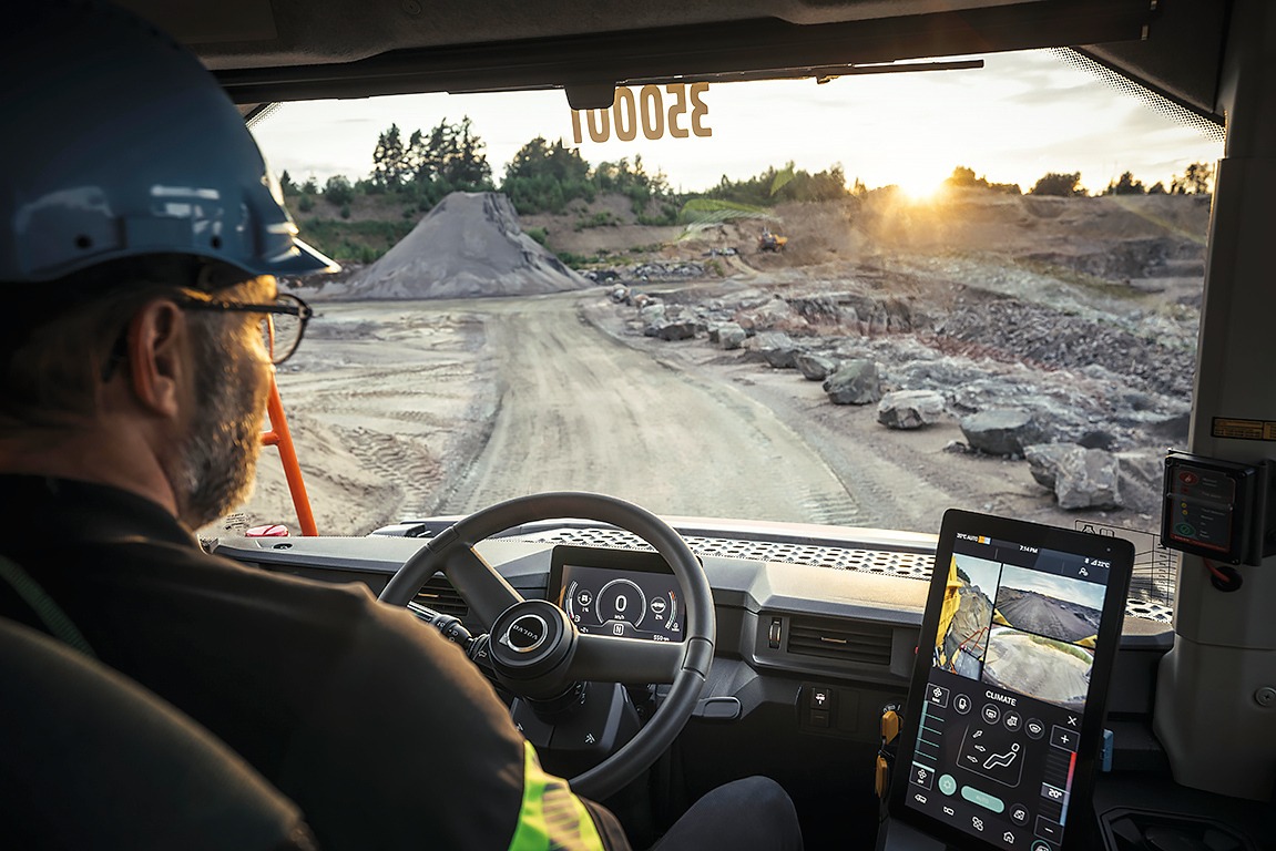 Volvo CE, knickgelenkte Dumper