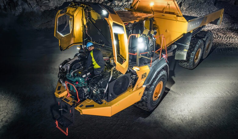 Volvo CE, knickgelenkte Dumper