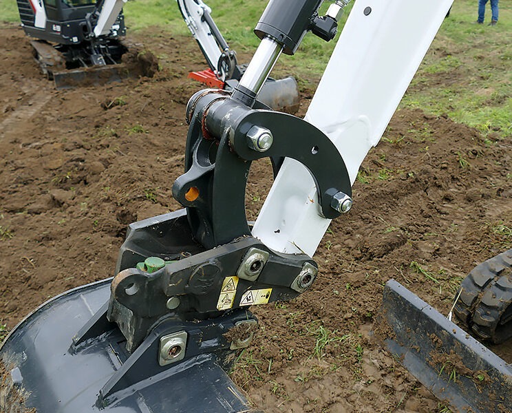 Bobcat im bd-Baggertest