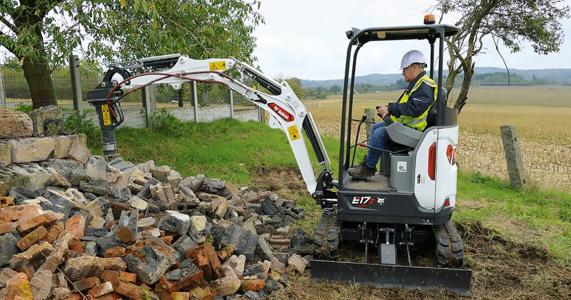 Bobcat im bd-Baggertest