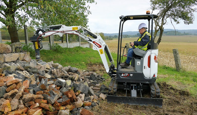 Bobcat im bd-Baggertest