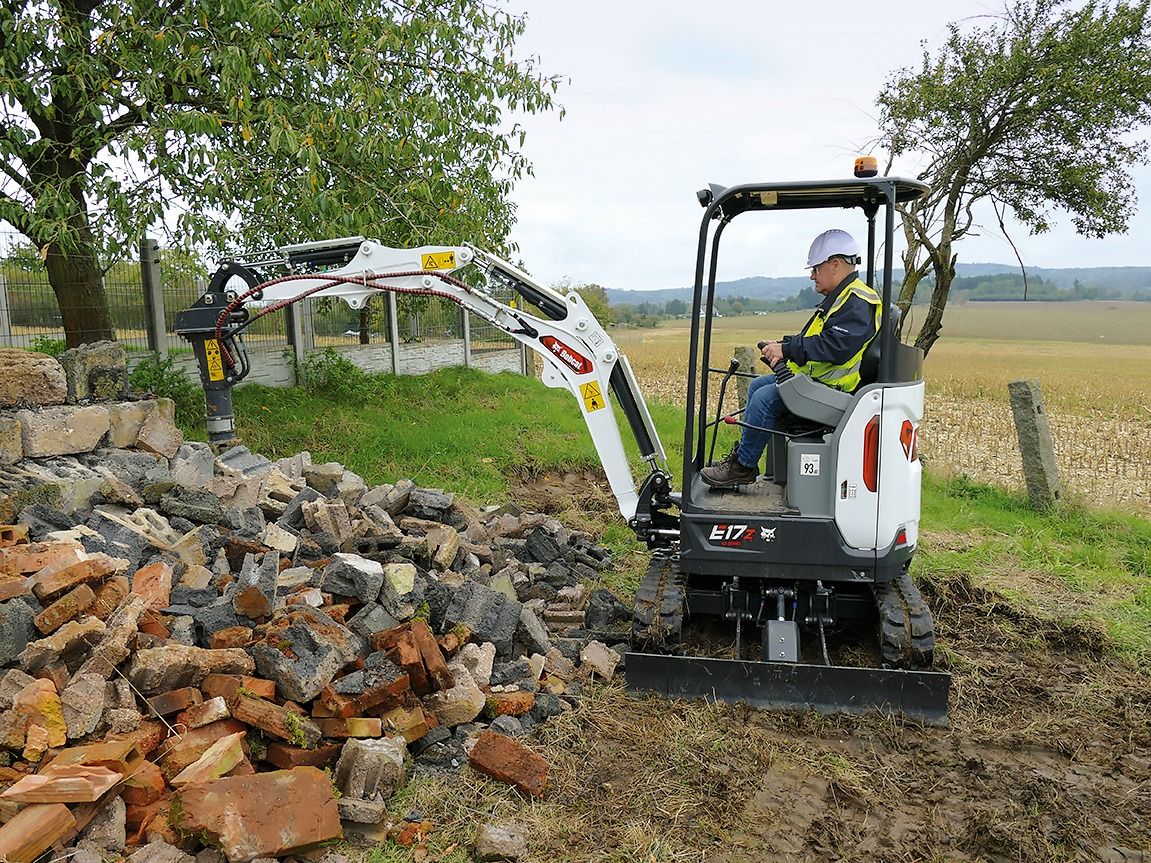 Bobcat im bd-Baggertest