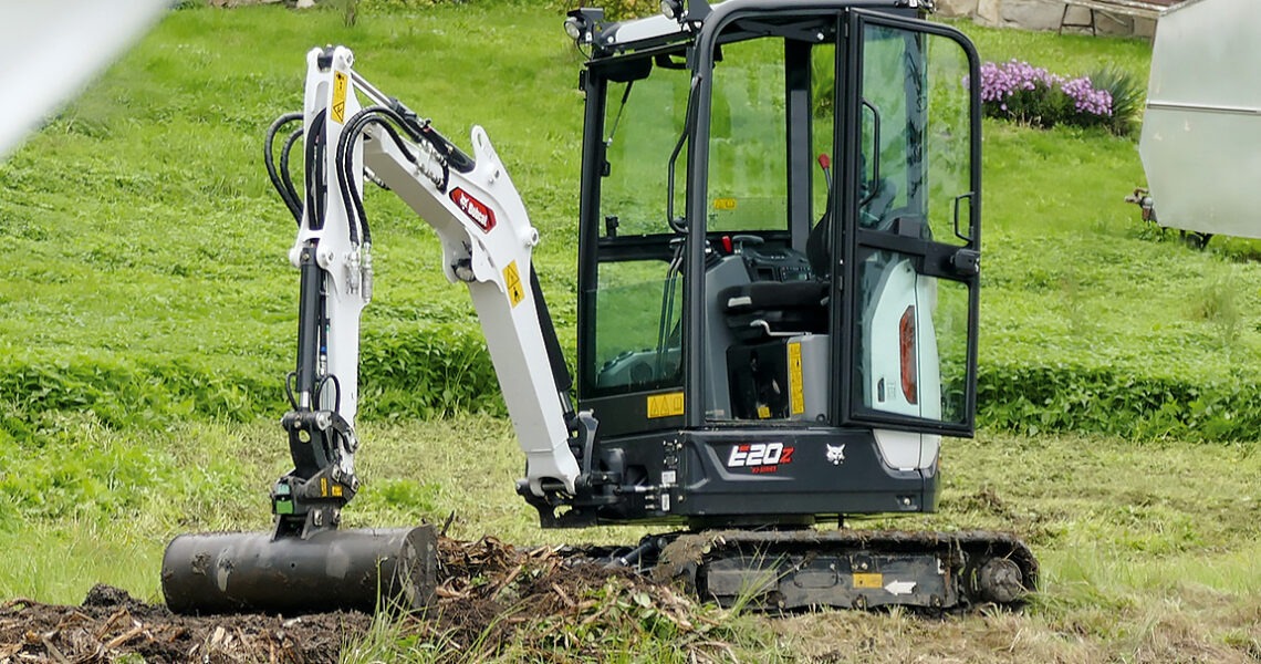 Bobcat im bd-Baggertest