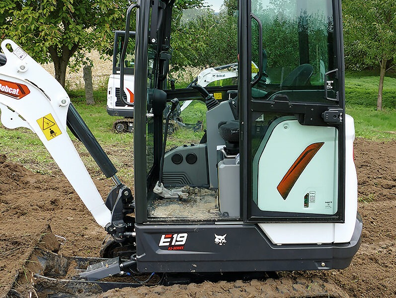Bobcat im bd-Baggertest