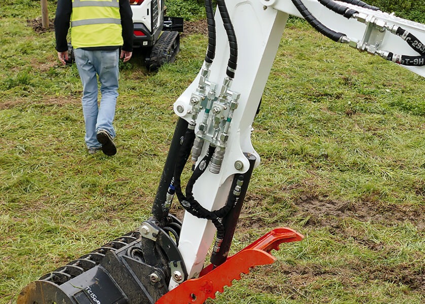 Bobcat im bd-Baggertest
