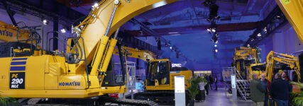 Fortschritt mit Tradition bei Komatsu in Hannover