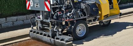 Machen den Asphalteinbau wirtschaftlicher