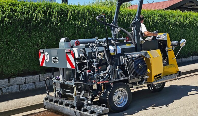 Machen den Asphalteinbau wirtschaftlicher