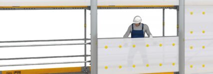 Peri Up Cladding denkt Einhausung neu