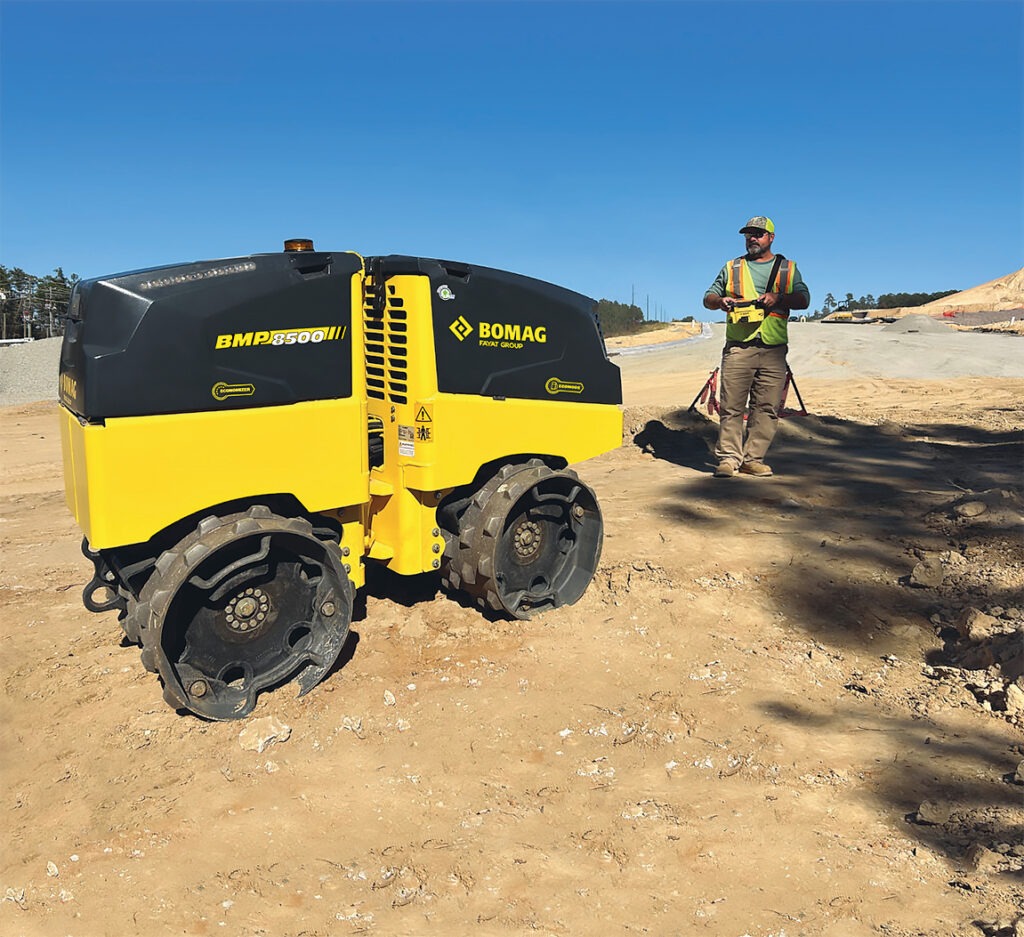 Sicher verbunden mit echtem Funk Bomag