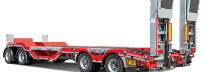 Sicherer Transport für schwere Baumaschinen