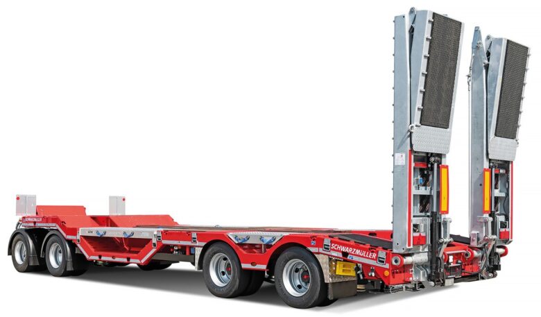 Sicherer Transport für schwere Baumaschinen