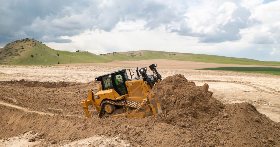 Neuer Cat D8 erzielt dank seiner Assistenzsysteme präzise Ergebnisse Zeppelin, Caterpillar, Dozer D8