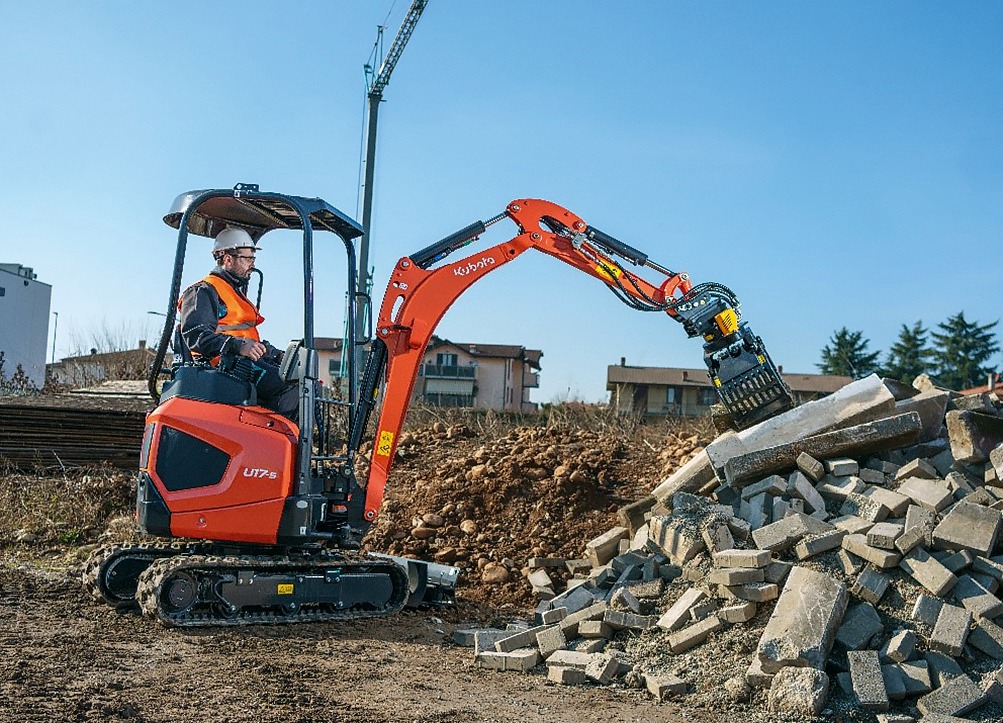Kraft und Präzision ideal ausbalanciert Kubota