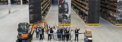 Develon eröffnet neues Ersatzteilvertriebszentrum in Belgien