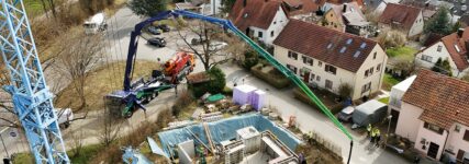 Den Betontransport komplett elektrifiziert