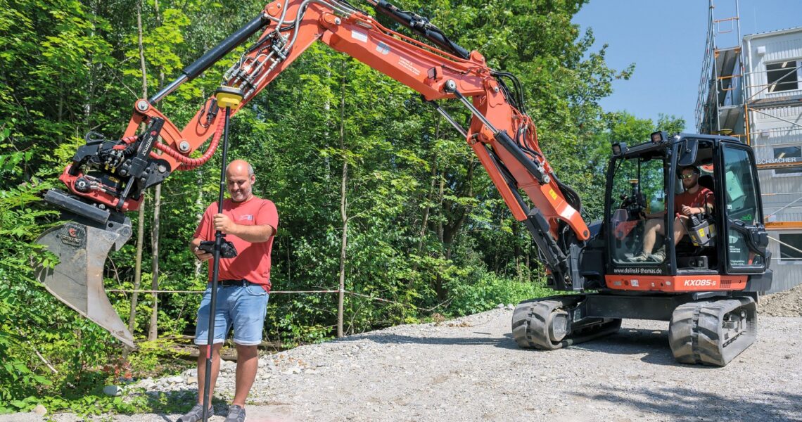 Wie digitale Werkzeuge bei Dolinski den Aufwand für Galabau-Projekte verringern Leica Geosystems