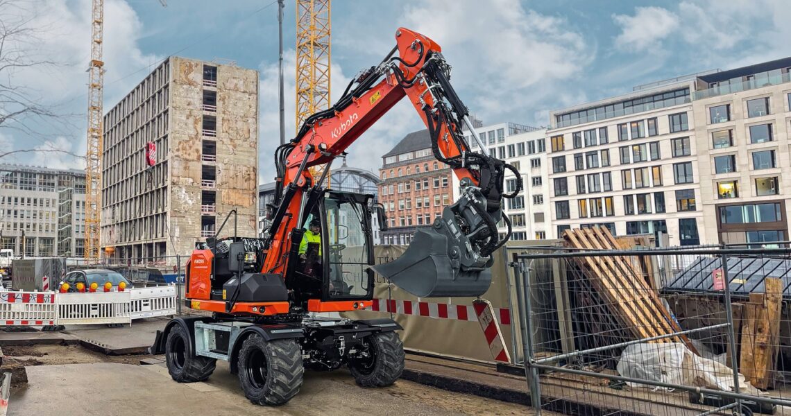 Kubota steigt mit 9- und 11-Tonner in den Markt ein Kubota