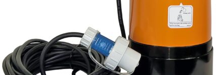 Flachsaugende Schmutzwasserpumpe