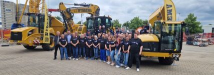 Hydrema erstmals bei Hausmesse vertreten