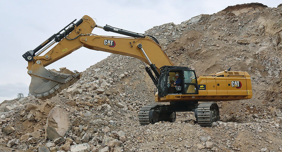 Steinbruch Pronat Preg setzt auf cleveres Monitoring im Cat 395
