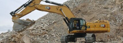 Steinbruch Pronat Preg setzt auf cleveres Monitoring im Cat 395
