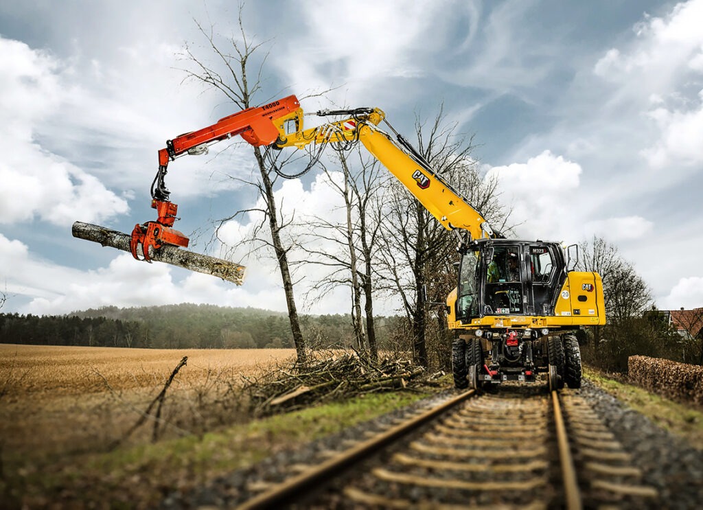 Baumaschinentechnik mit digitalen Tools und Service-Angeboten