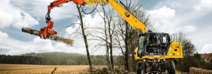 Baumaschinentechnik mit digitalen Tools und Service-Angeboten