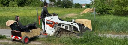 Roadtrip mit dem Raupenlader