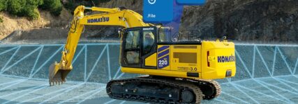 In Komatsu-Maschinen mit Steuerungssystemen jetzt Standard