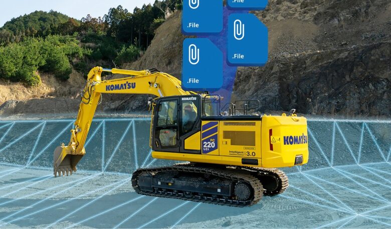 In Komatsu-Maschinen mit Steuerungssystemen jetzt Standard
