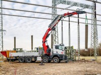 Tennet setzt auf Fassi F820RA.2.26 beim Stromtrassen-Ausbau