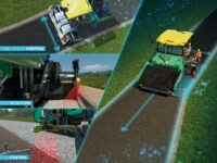 Strich-5-Generation von Vögele mit Lenk- und Breitenautomatik